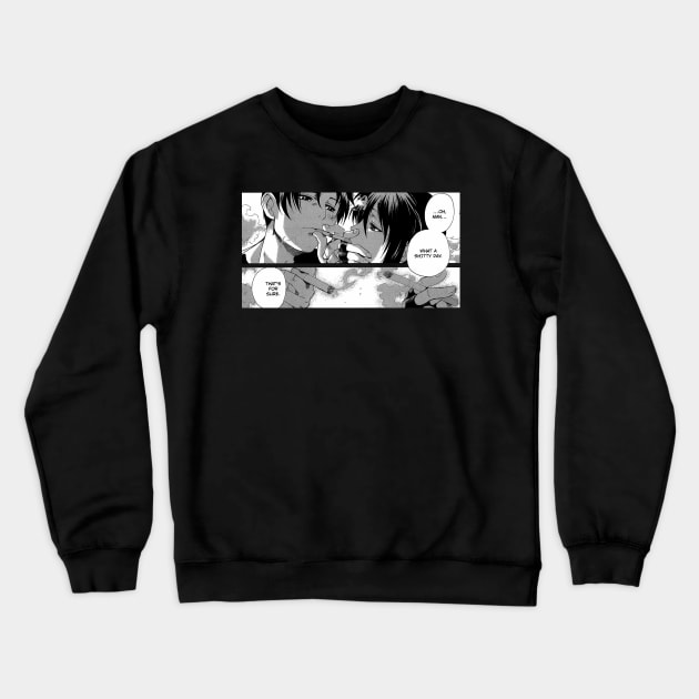 What a shitty day Crewneck Sweatshirt by hole